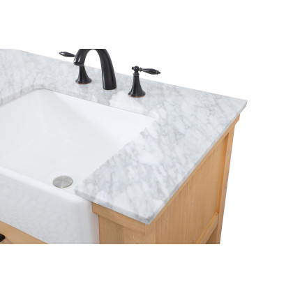Elegant Bathroom Vanity - Natural Wood (VF60172DNW)