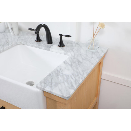Elegant Bathroom Vanity - Natural Wood (VF60172DNW)