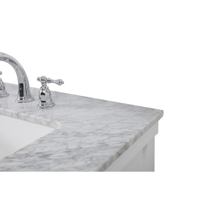 Elegant Bathroom Vanity - White (VF60172DWH)