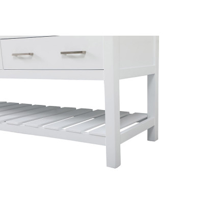 Elegant Bathroom Vanity - White (VF60172DWH)