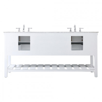 Elegant Bathroom Vanity - White (VF60172DWH)