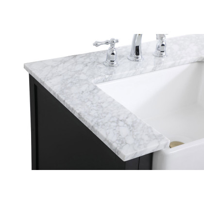 Elegant Bathroom Vanity - Black (VF60236BK)