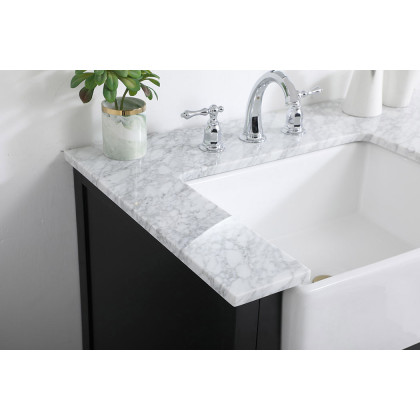 Elegant Bathroom Vanity - Black (VF60236BK)