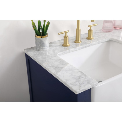 Elegant Bathroom Vanity - Blue (VF60236BL)