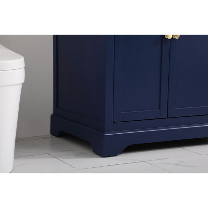 Elegant Bathroom Vanity - Blue (VF60236BL)