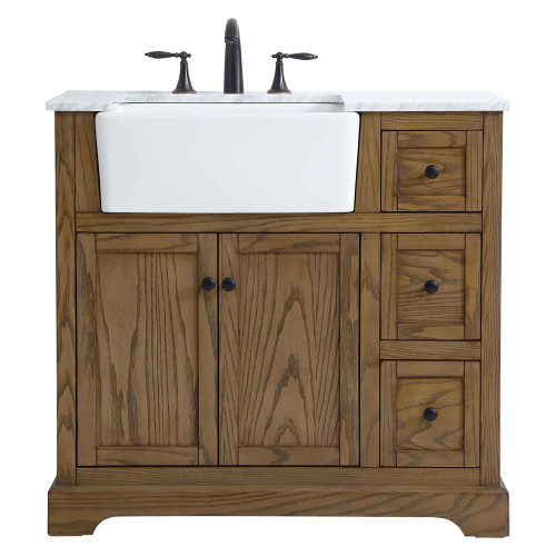 Elegant Bathroom Vanity - Driftwood (VF60236DW)