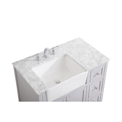 Elegant Bathroom Vanity - Gray (VF60236GR)
