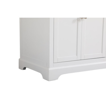 Elegant Bathroom Vanity - White (VF60236WH-BS)