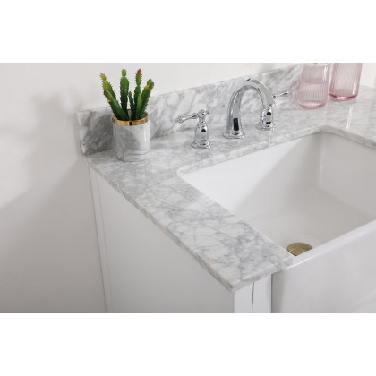 Elegant Bathroom Vanity - White (VF60236WH-BS)