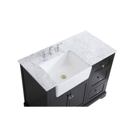 Elegant Bathroom Vanity - Black (VF60242BK)