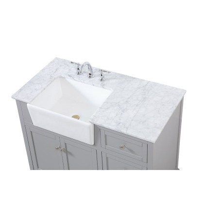 Elegant Bathroom Vanity - Gray (VF60242GR)