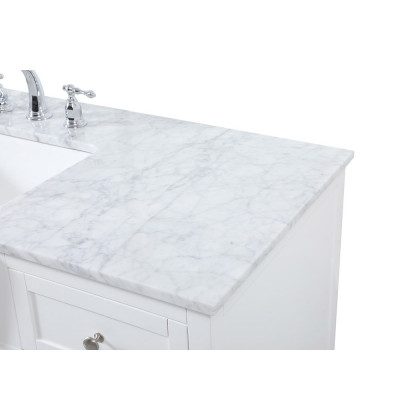 Elegant Bathroom Vanity - White (VF60242WH)