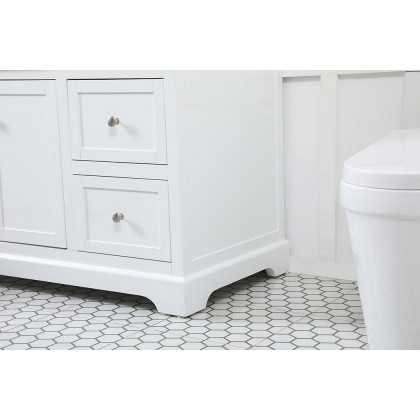 Elegant Bathroom Vanity - White (VF60242WH)