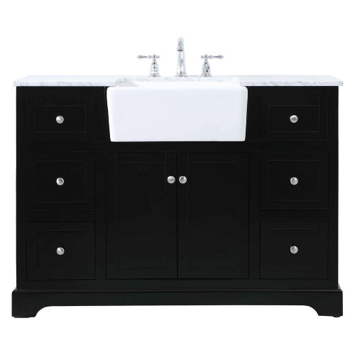 Elegant Bathroom Vanity - Black (VF60248BK)