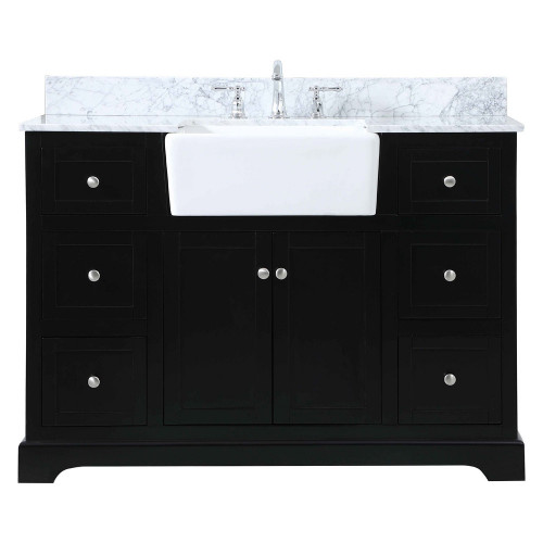 Elegant Bathroom Vanity - Black (VF60248BK-BS)