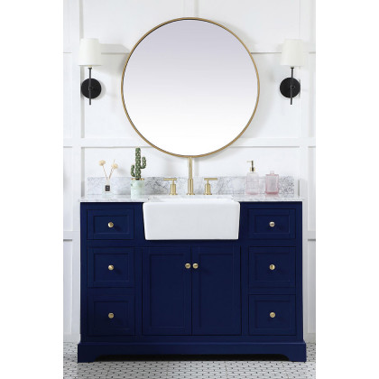 Elegant Bathroom Vanity - Blue (VF60248BL-BS)