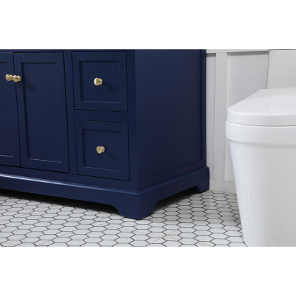 Elegant Bathroom Vanity - Blue (VF60248BL-BS)