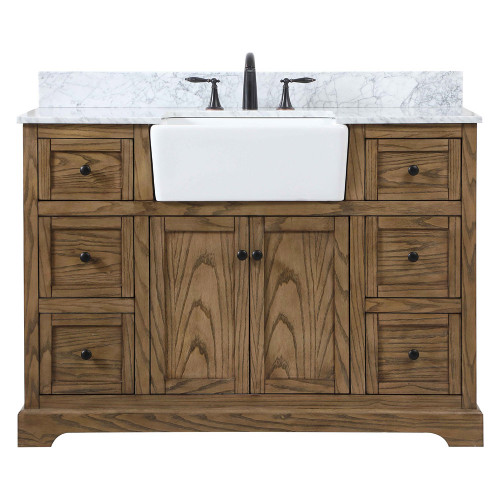 Elegant Bathroom Vanity - Driftwood (VF60248DW-BS)