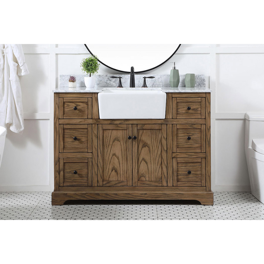 Elegant Bathroom Vanity - Driftwood (VF60248DW-BS)