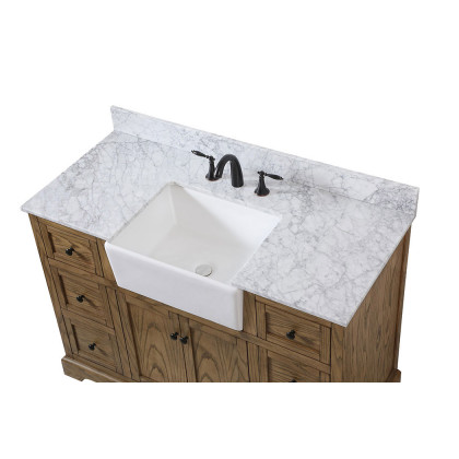 Elegant Bathroom Vanity - Driftwood (VF60248DW-BS)