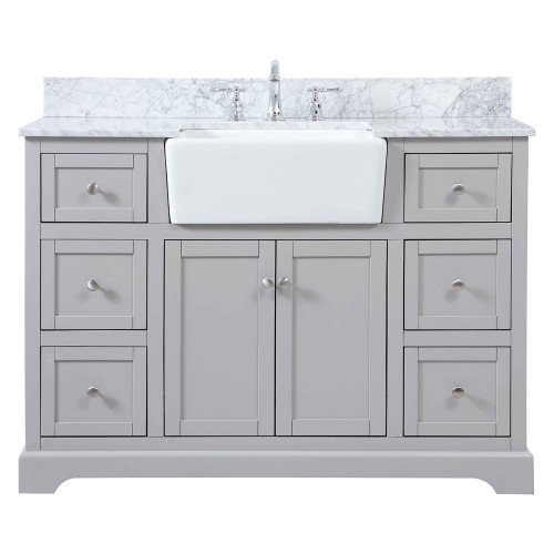 Elegant Bathroom Vanity - Gray (VF60248GR-BS)