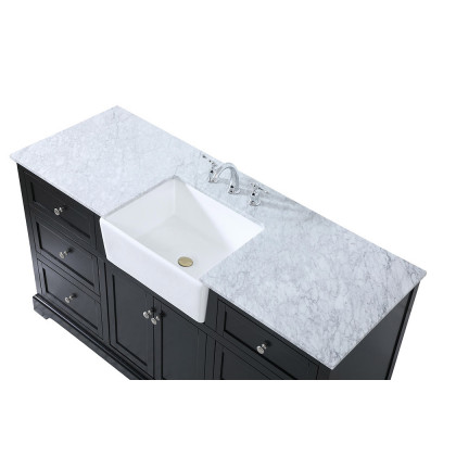 Elegant Bathroom Vanity - Black (VF60260BK)