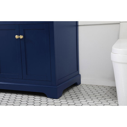 Elegant Bathroom Vanity - Blue (VF60260DBL)