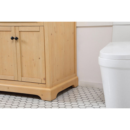 Elegant Bathroom Vanity - Natural Wood (VF60260DNW)