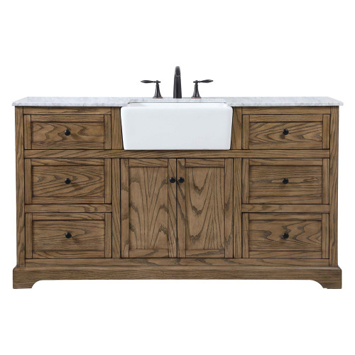 Elegant Bathroom Vanity - Driftwood (VF60260DW)