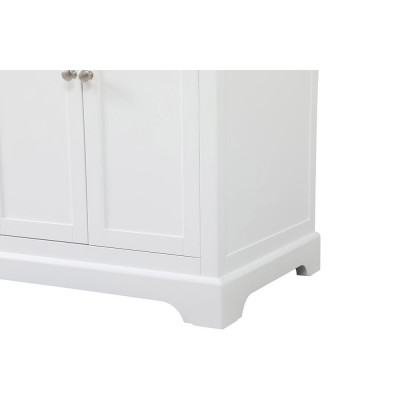 Elegant Bathroom Vanity - White (VF60260DWH)