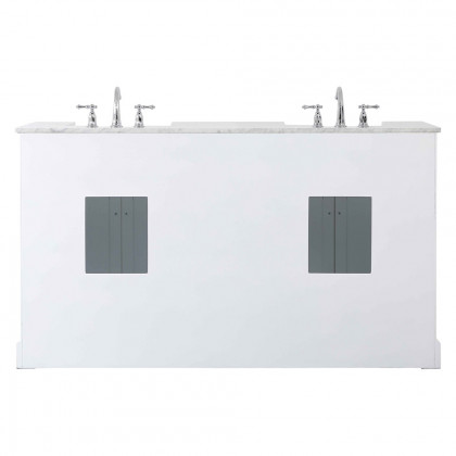 Elegant Bathroom Vanity - White (VF60260DWH)