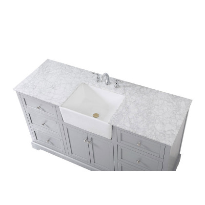 Elegant Bathroom Vanity - Gray (VF60260GR)