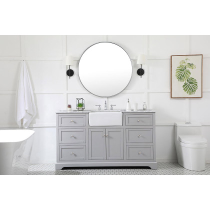 Elegant Bathroom Vanity - Gray (VF60260GR)