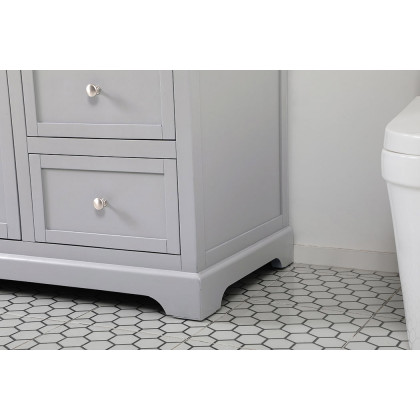 Elegant Bathroom Vanity - Gray (VF60260GR)