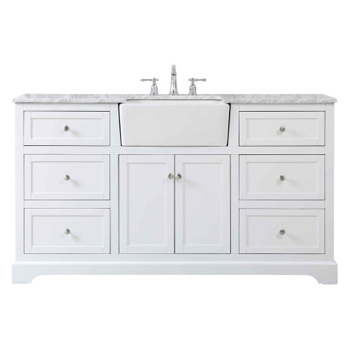 Elegant Bathroom Vanity - White (VF60260WH)