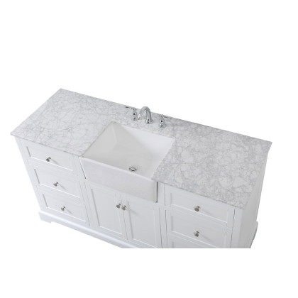 Elegant Bathroom Vanity - White (VF60260WH)