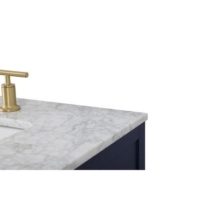 Elegant Bathroom Vanity - Blue (VF60272DBL)