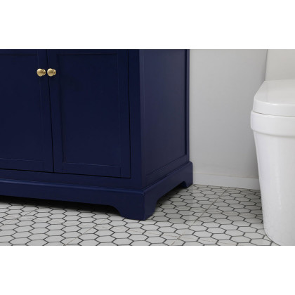 Elegant Bathroom Vanity - Blue (VF60272DBL)
