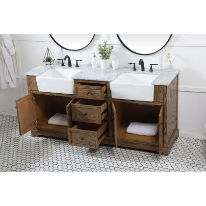 Elegant Bathroom Vanity - Driftwood (VF60272DDW)