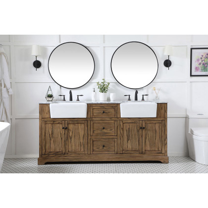 Elegant Bathroom Vanity - Driftwood (VF60272DDW)