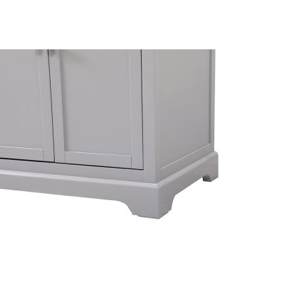 Elegant Bathroom Vanity - Gray (VF60272DGR)