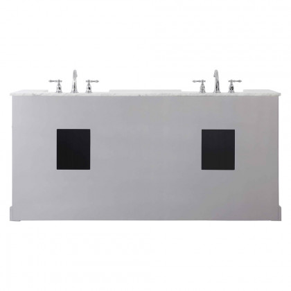 Elegant Bathroom Vanity - Gray (VF60272DGR)