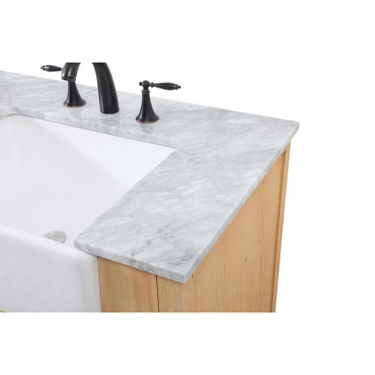 Elegant Bathroom Vanity - Natural Wood (VF60272DNW)