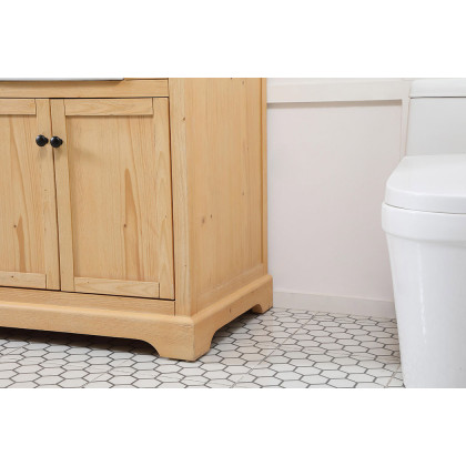 Elegant Bathroom Vanity - Natural Wood (VF60272DNW)