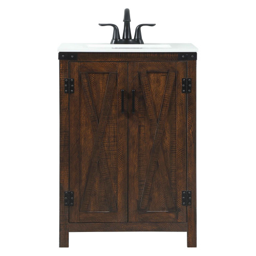 Elegant Bathroom Vanity - Espresso (VF90224EX)