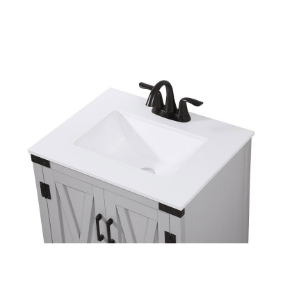 Elegant Bathroom Vanity - Gray (VF90224GR)
