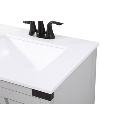Elegant Bathroom Vanity - Gray (VF90224GR)