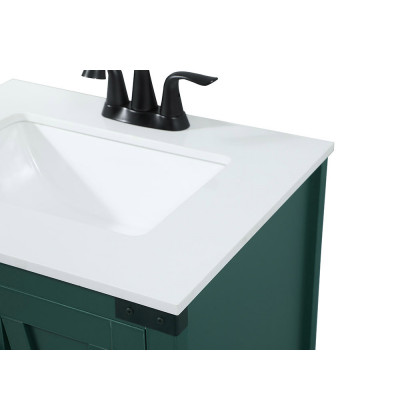 Elegant Bathroom Vanity - Green (VF90224MGN)