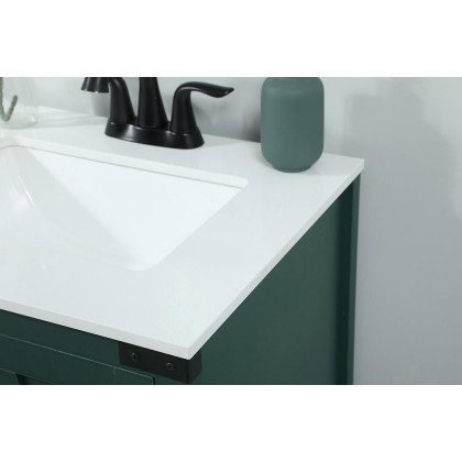 Elegant Bathroom Vanity - Green (VF90224MGN)