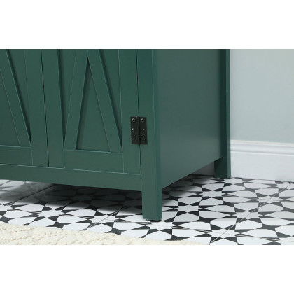 Elegant Bathroom Vanity - Green (VF90224MGN)